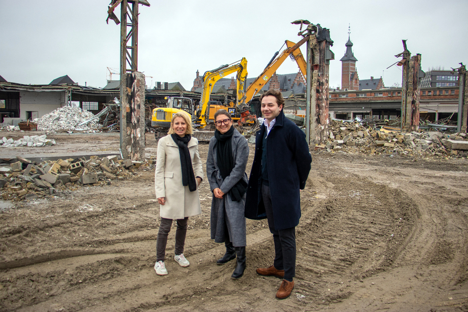 Afbraak werken Bruis